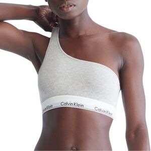Calvin Klein Modern Cotton One Shoulder Bralette